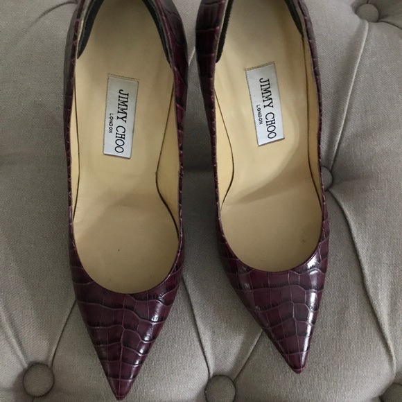 Jimmy Choo Shoes - Jimmy Choo Purple Stiletto Heels